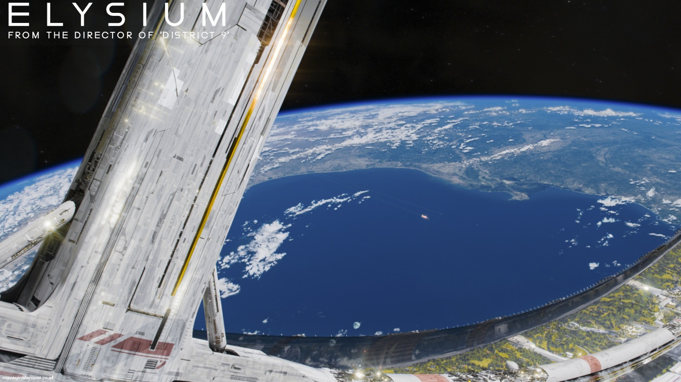 elysium space station from earth